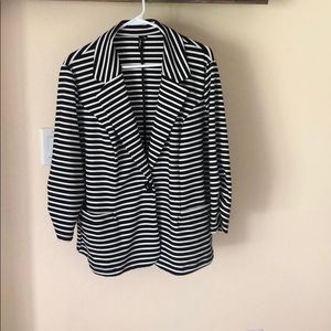 Black and White Blazer